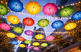 Umbrella Sky von LUX MOMENTUM